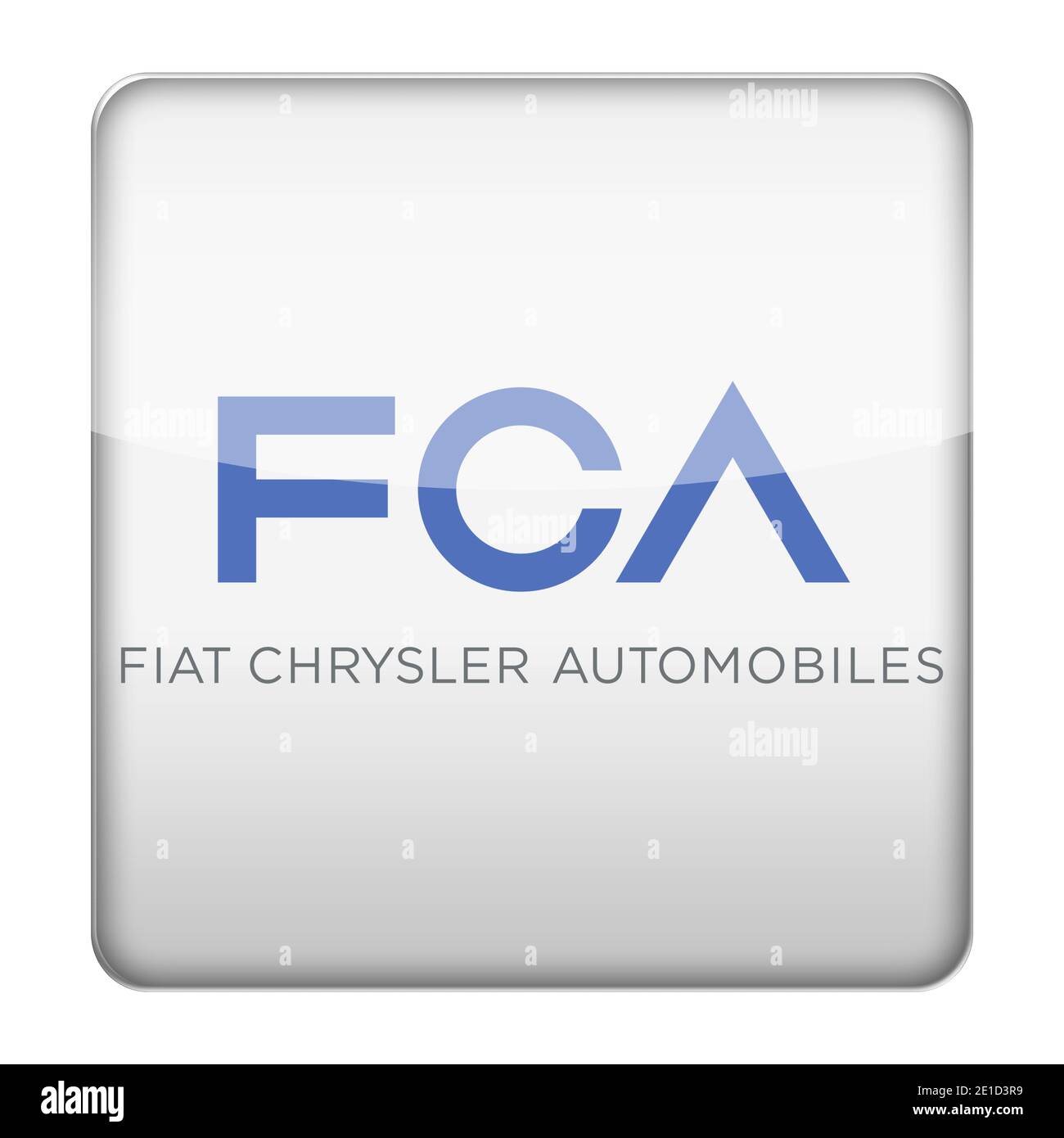 Logo Fiat Chrysler automobiles Banque D'Images