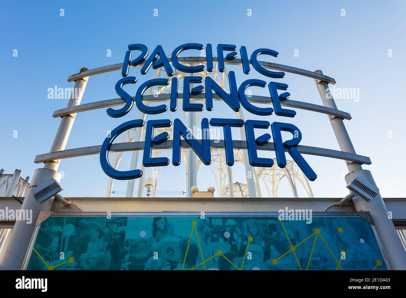 Le Centre scientifique du Pacifique à Seattle, Washington Banque D'Images
