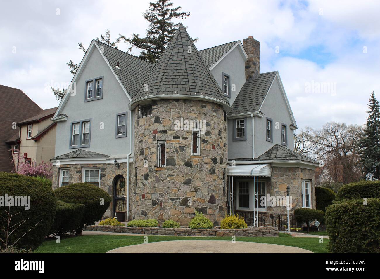 James Brown House, Addisleigh Park, St. Albans, Queens, New York Banque D'Images