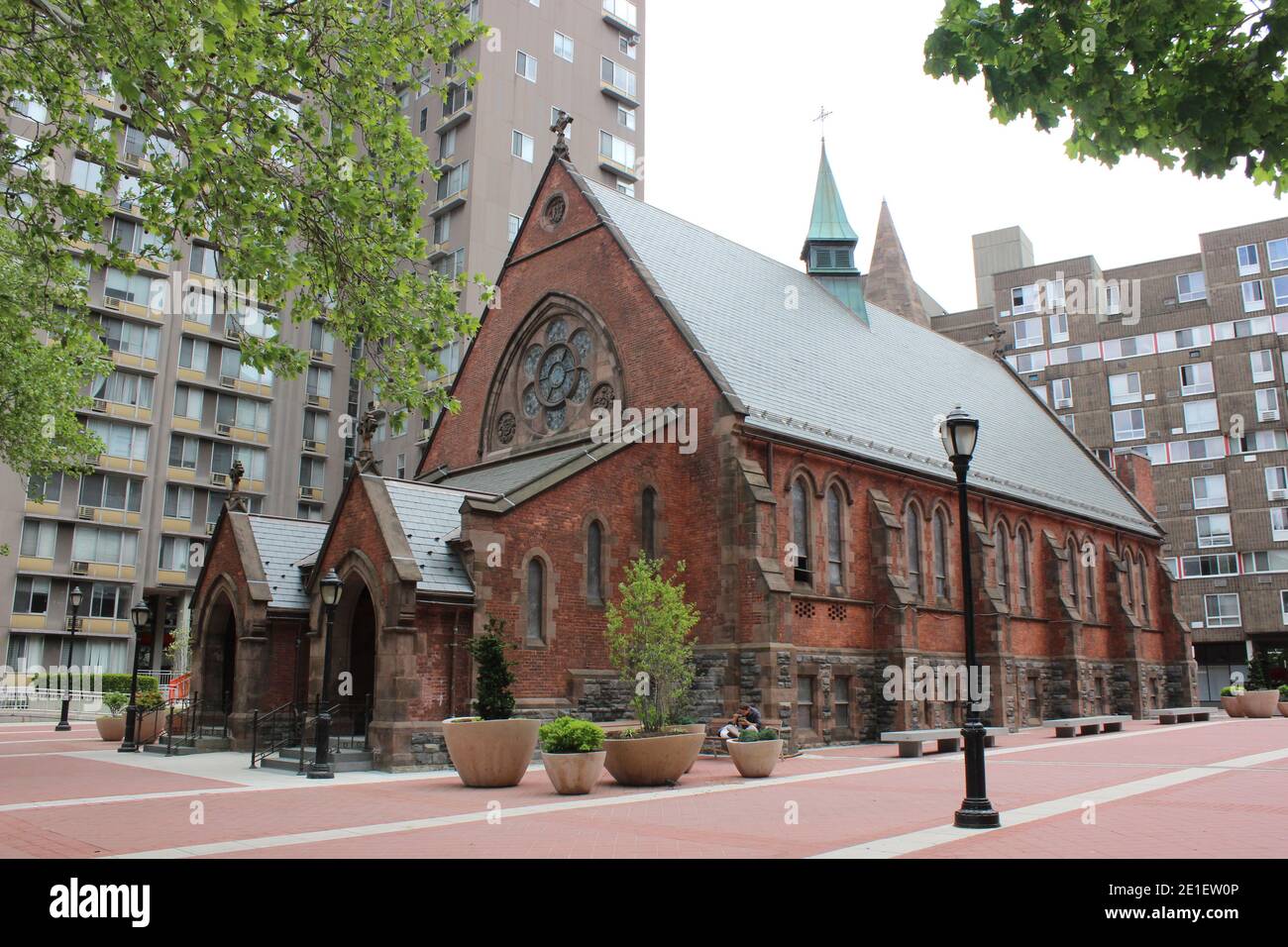 Église du bon Berger, Roosevelt Island, New York Banque D'Images