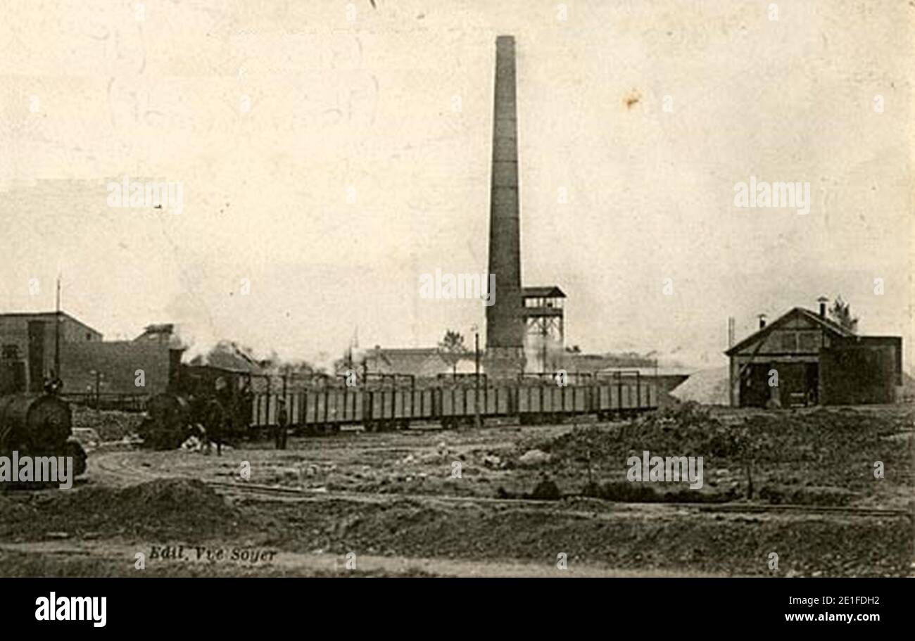 Lizy sur Ourcq - chemin de fer agricole et sucre. Banque D'Images