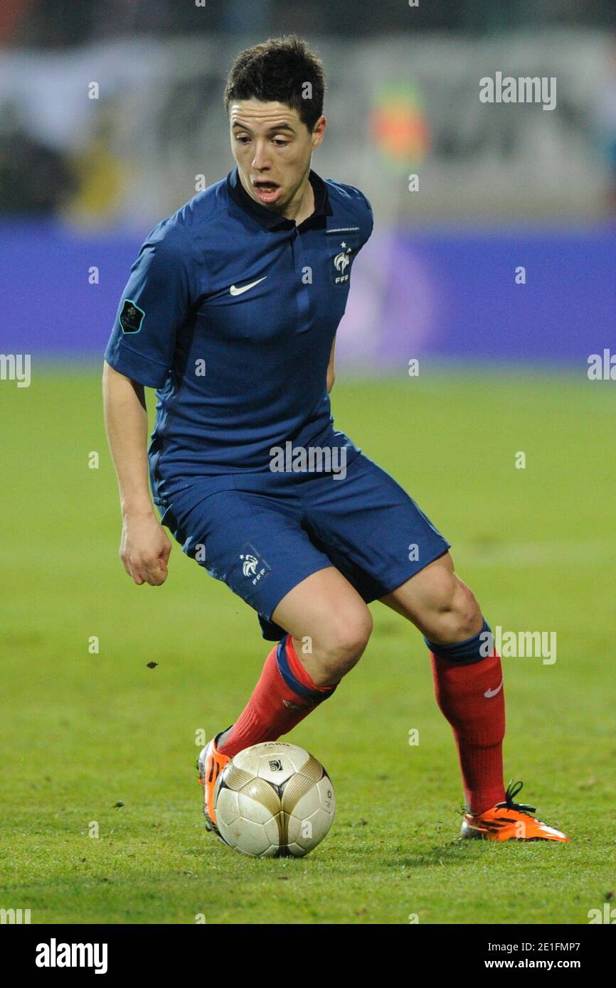 Samir Nasri en France lors du match de qualification Euro 2012, Luxembourg contre France au stade Josy Barthel à Luxembourg le 25 mars 2011. La France a gagné 2-0. Photo de Henri Szwarc/ABACAPRESS.COM Banque D'Images