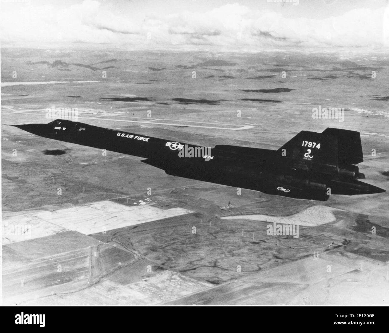 Lockheed SR-71 en vol (SN 61-7974) 061122 Banque D'Images