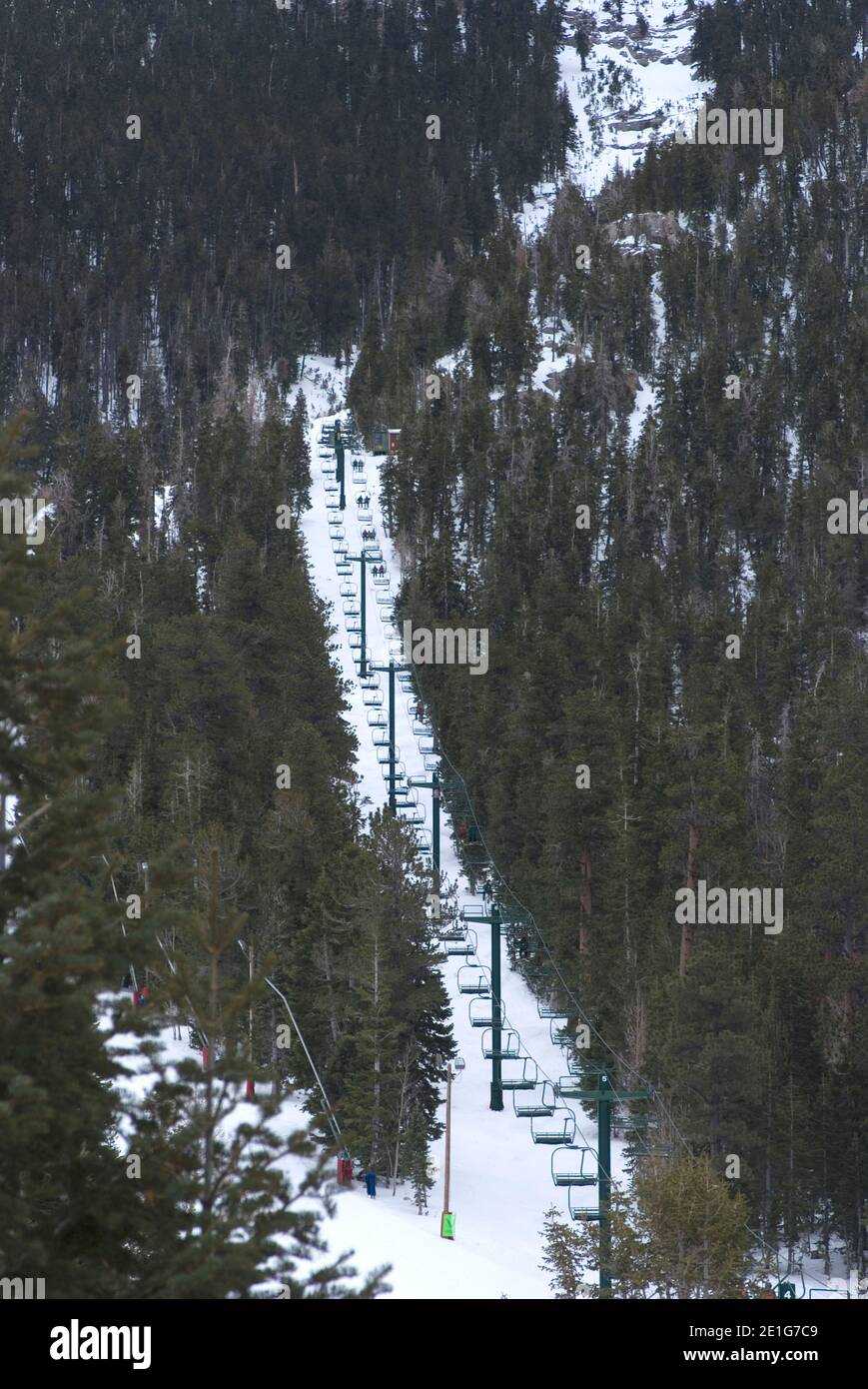 Station de ski de Mt Charleston | AUCUN | Banque D'Images