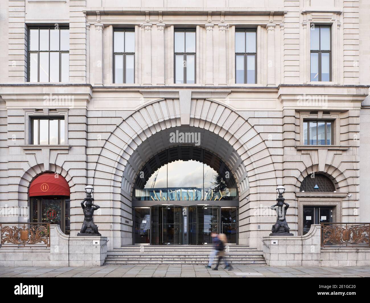 Extérieur du bâtiment Alphabeta rénové, Finsbury Square, Londres. Banque D'Images