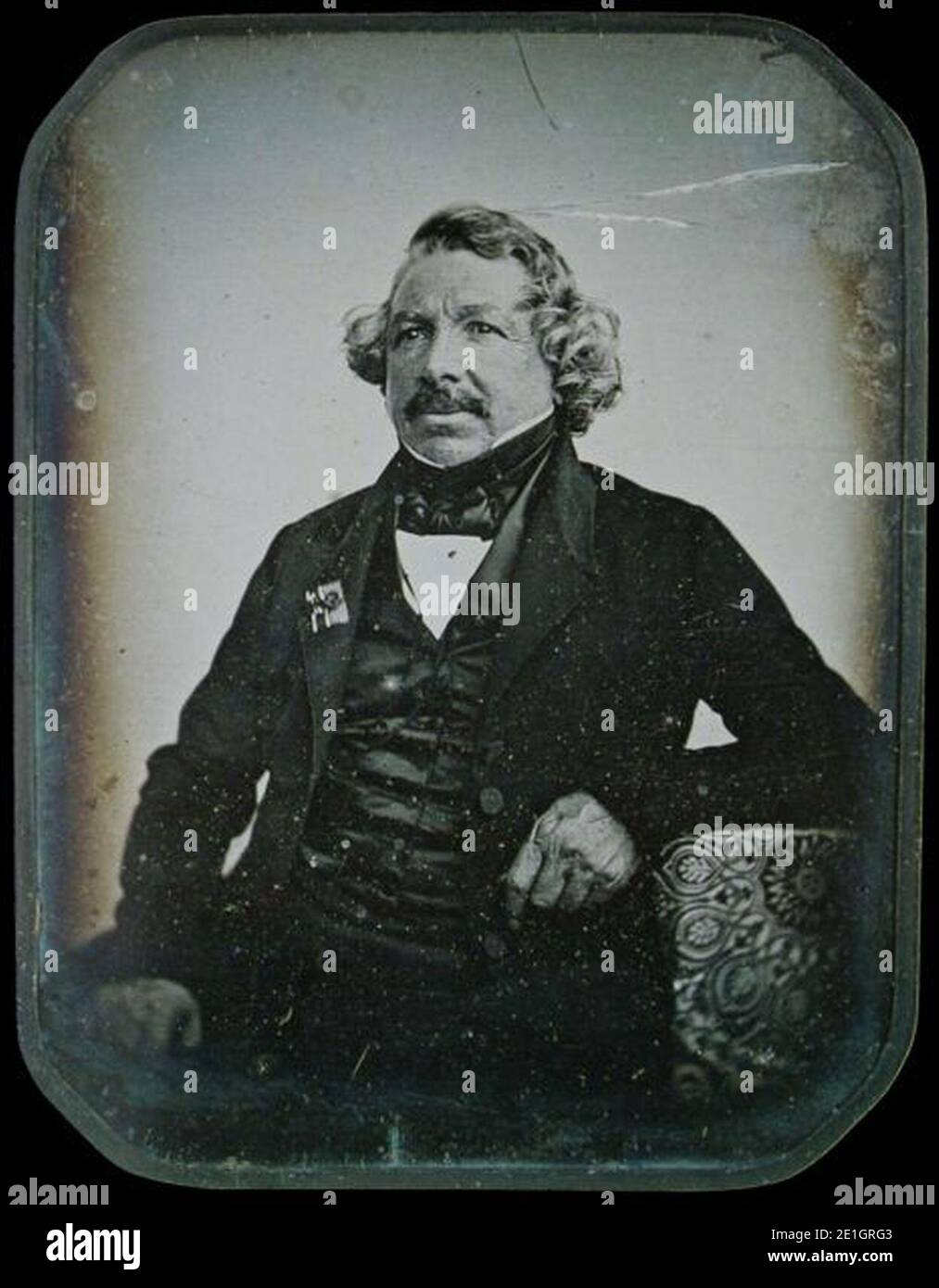 Louis Daguerre 1844. Banque D'Images