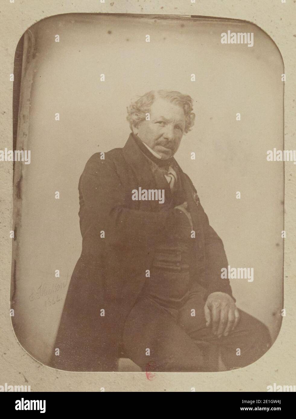Louis Jacques Mandé Daguerre 1844 Thiesson. Banque D'Images