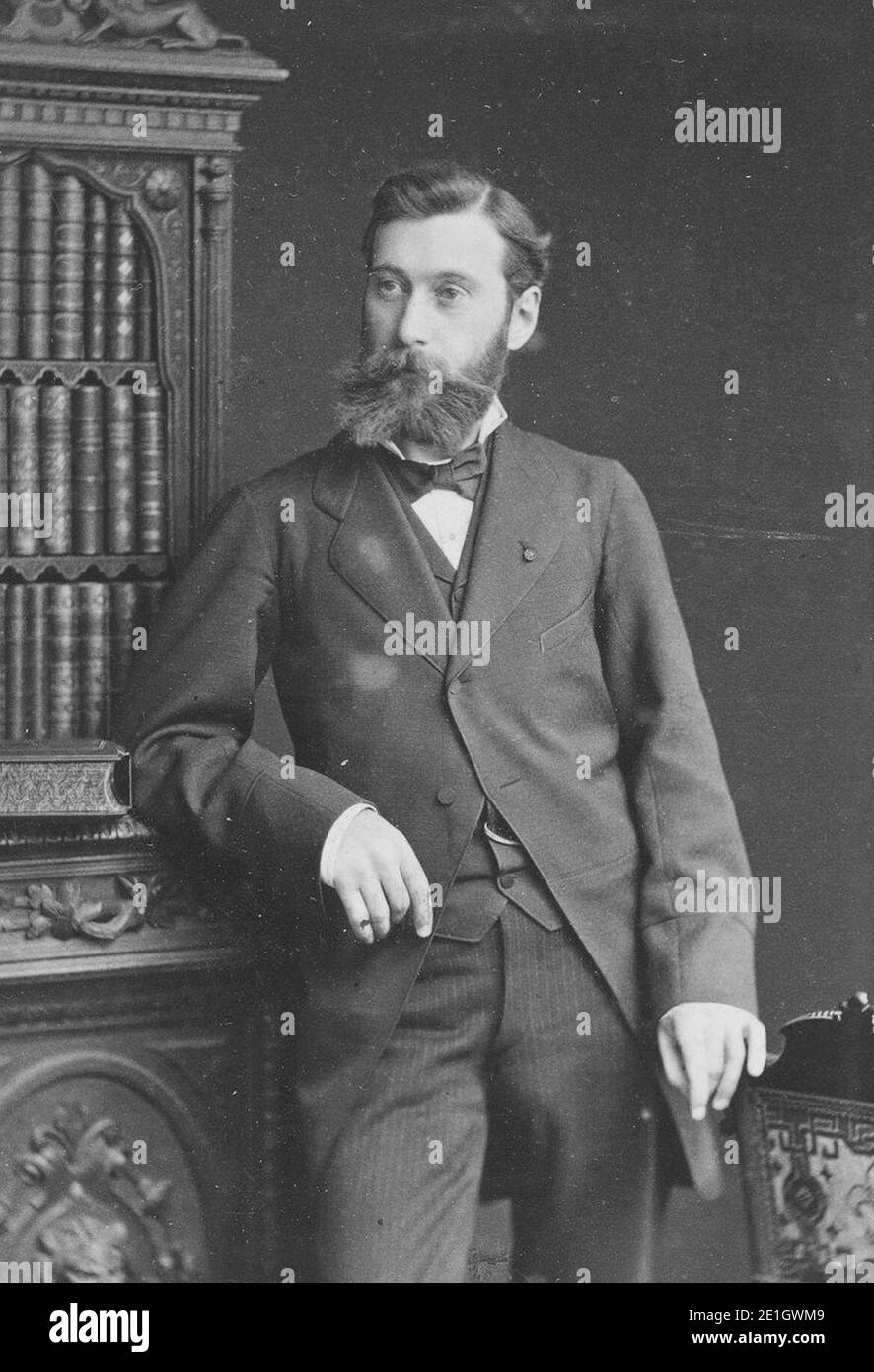 Louis Marie Joseph Delaporte-Waléry-1882. Banque D'Images