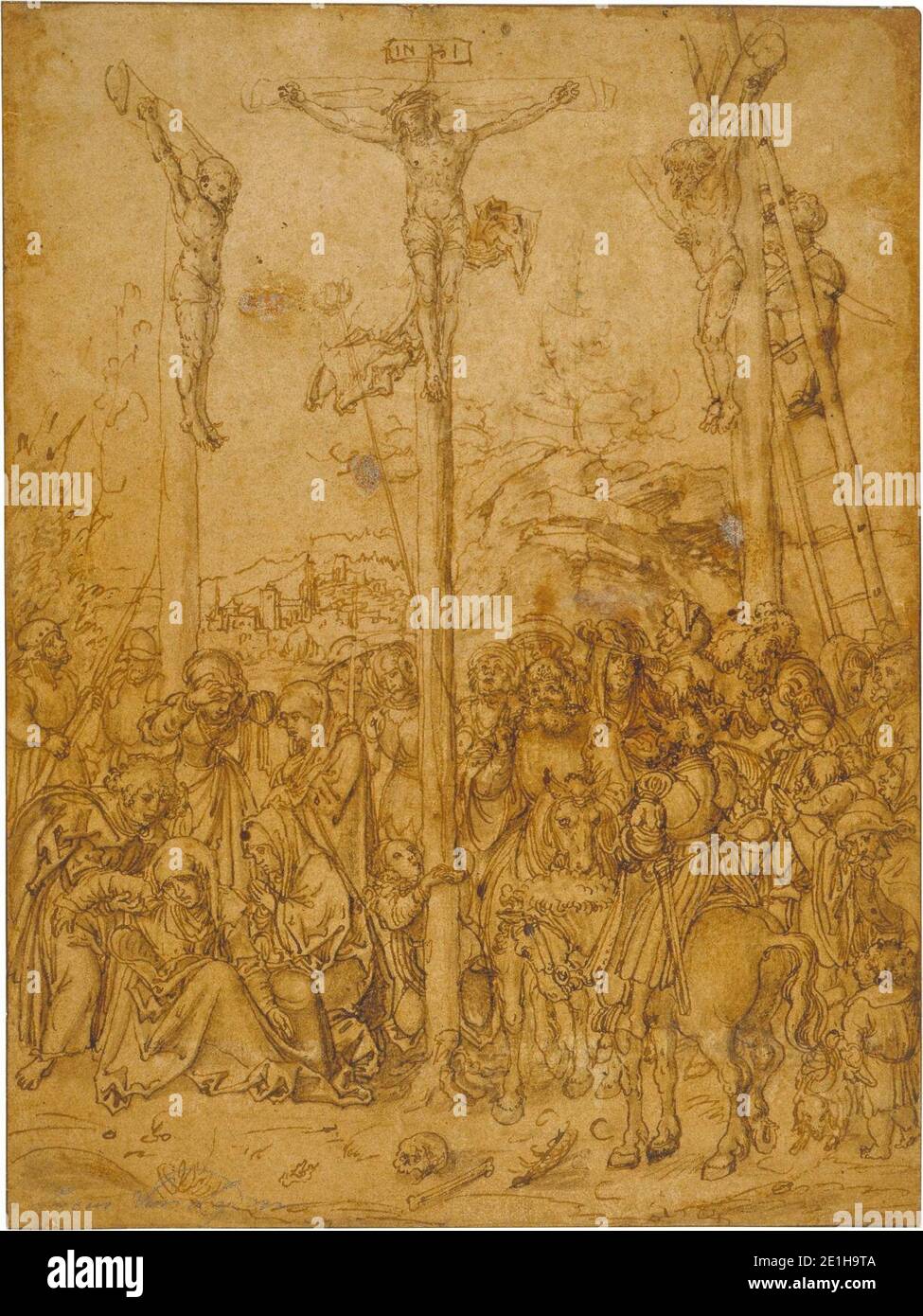 Schéma de nettoyage Lucas Cranach. Banque D'Images