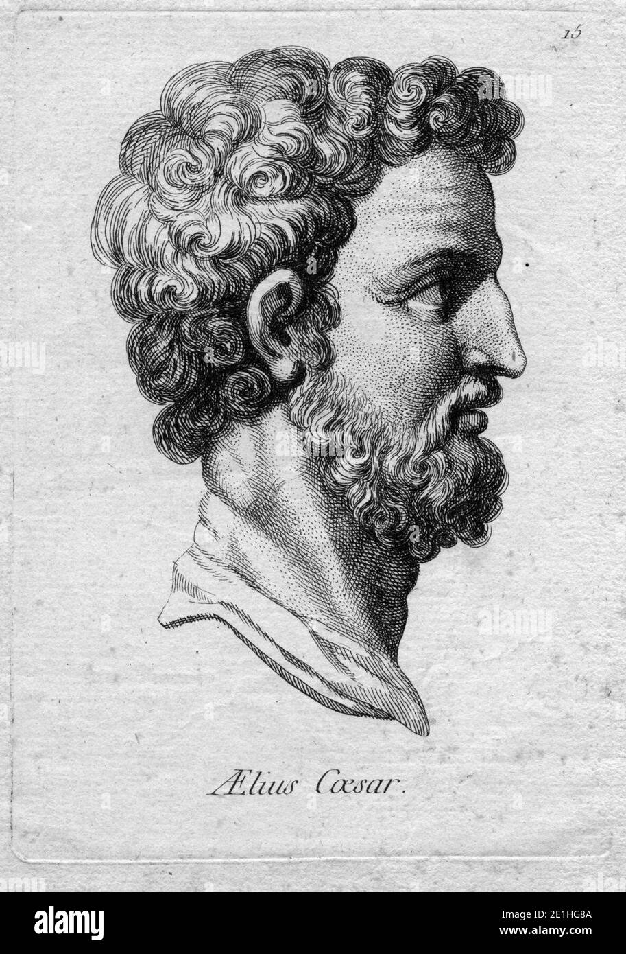 Lucius Aelius. Banque D'Images