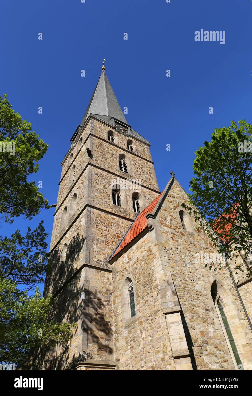 Eglise Saint Johannes de Herford, Allemagne Banque D'Images