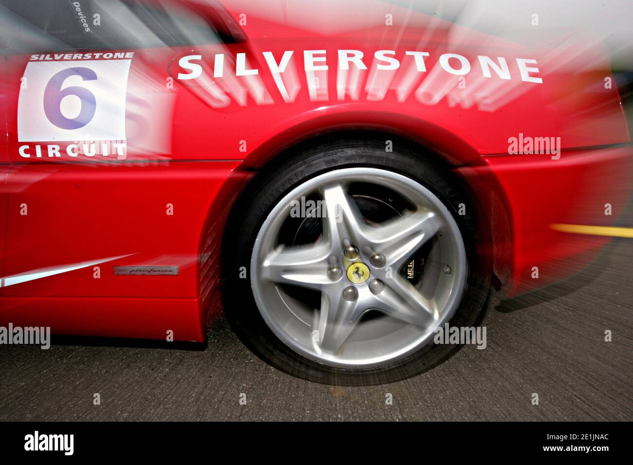 Journée expérience Ferrari à Silverstone Banque D'Images