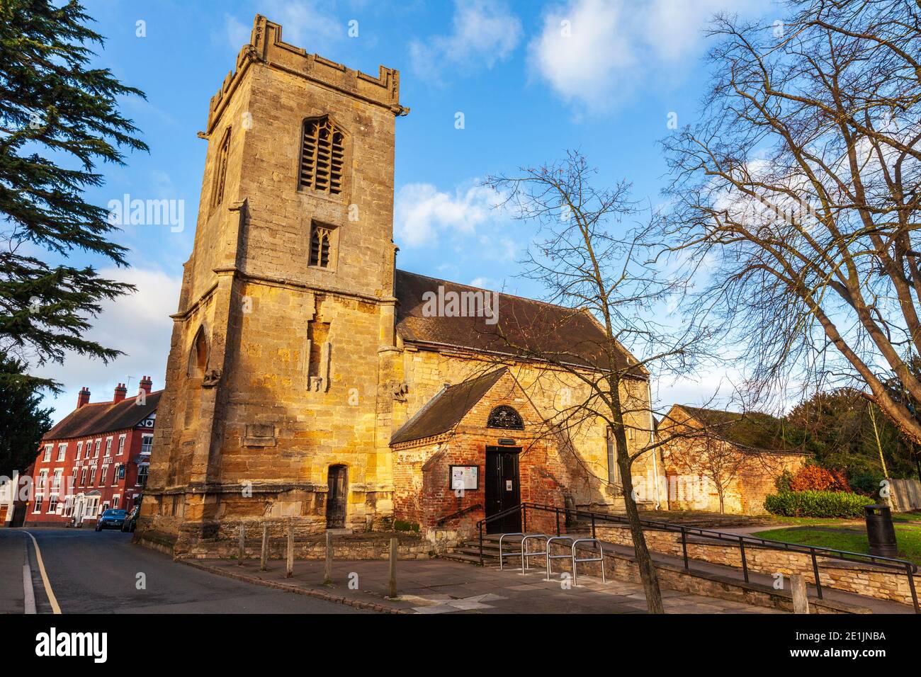 L'ancienne église St Andrew à côté de l'abbaye de Pershore, Worcestershire, Angleterre Banque D'Images