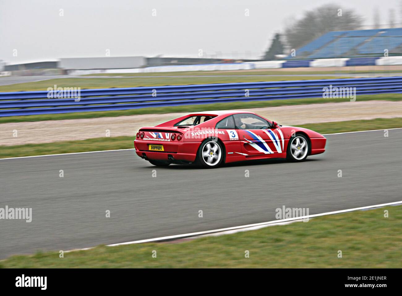 Journée expérience Ferrari à Silverstone Banque D'Images