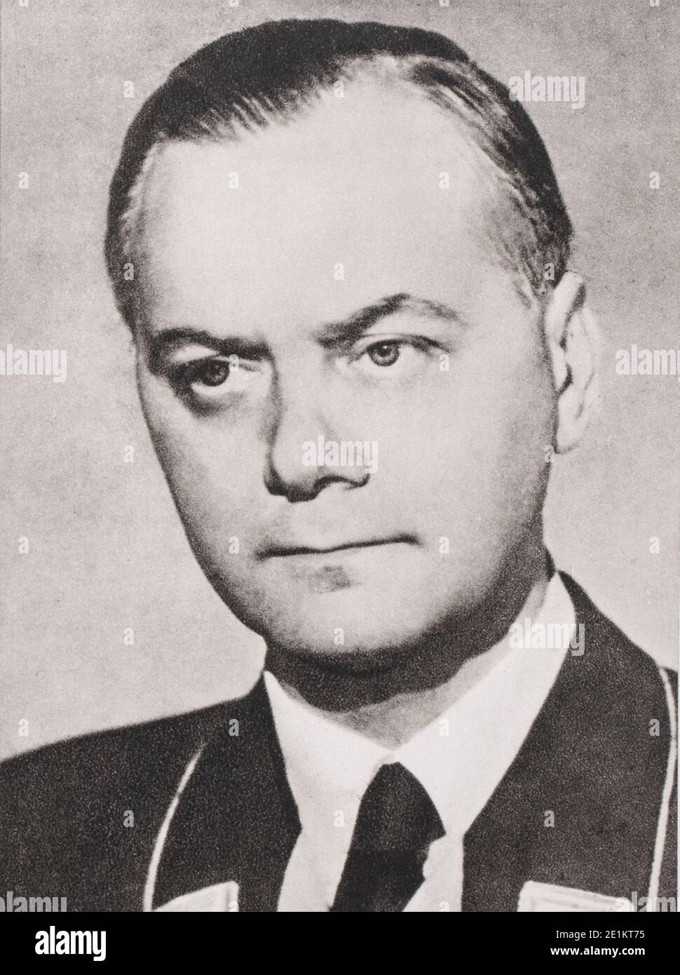 Portrait d'Ernst Alfred Rosenberg (1893 - 1946) était un théoricien d'origine allemande de la baltique et un idéologue du parti nazi. Banque D'Images