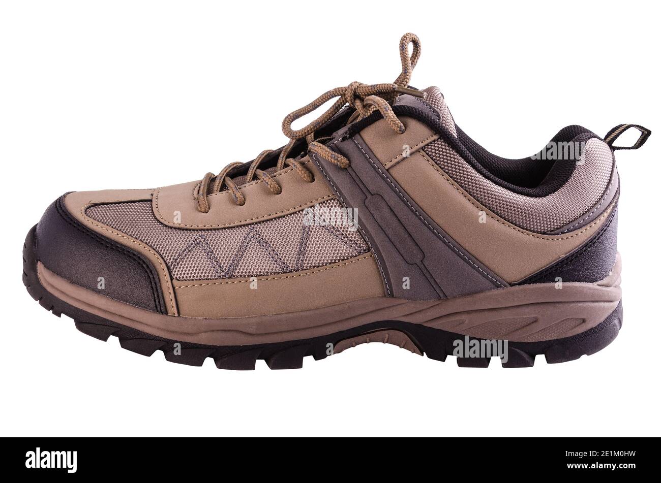 chaussures de sport pour homme sur fond blanc Banque D'Images