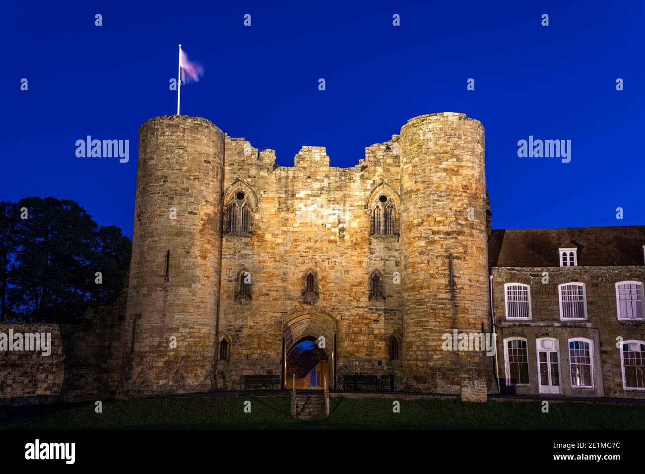 Angleterre, Kent, Tonbridge, Tonnbridge Castle Gatehouse Banque D'Images