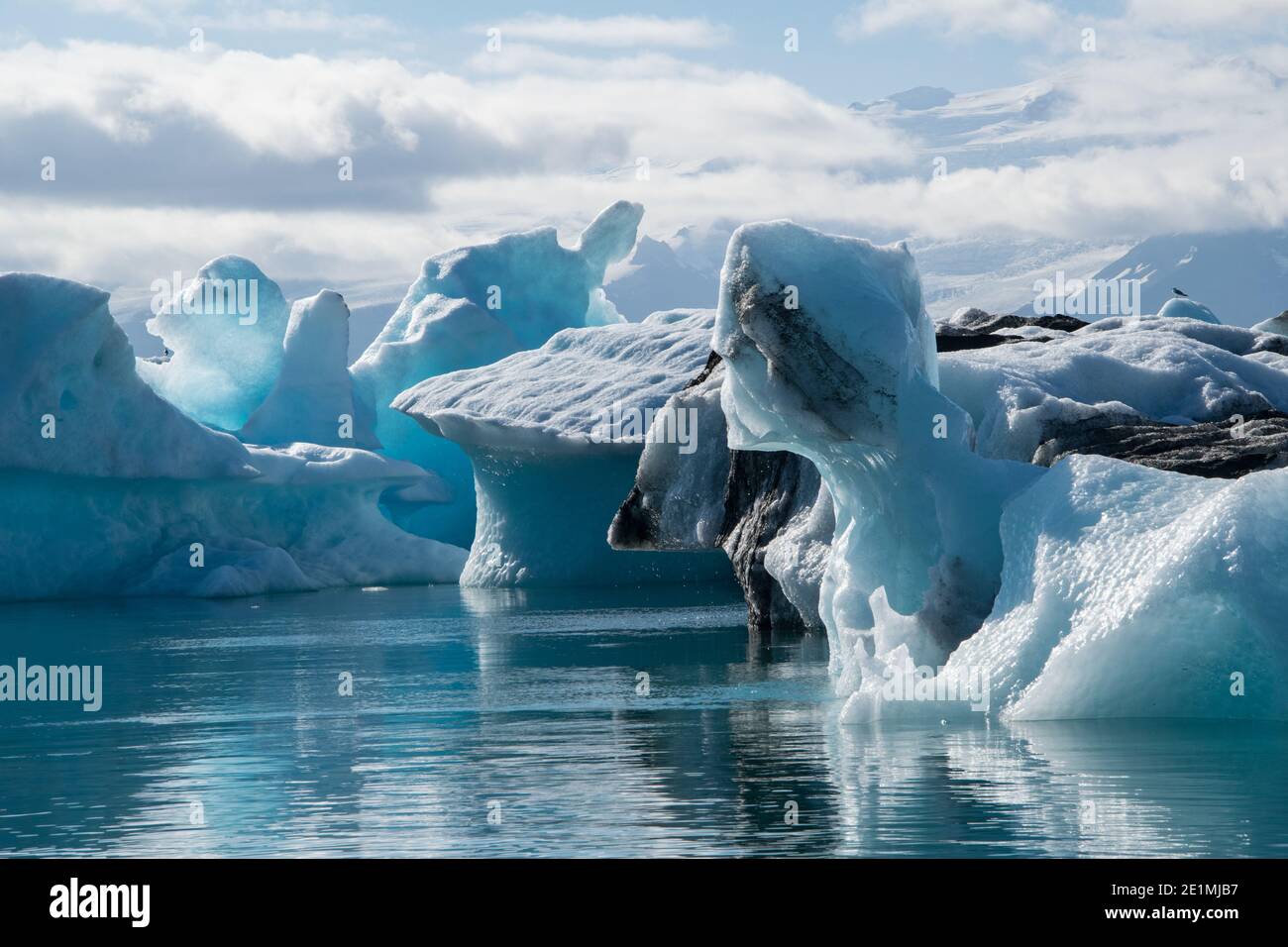 Jökulsarlon en Islande Banque D'Images