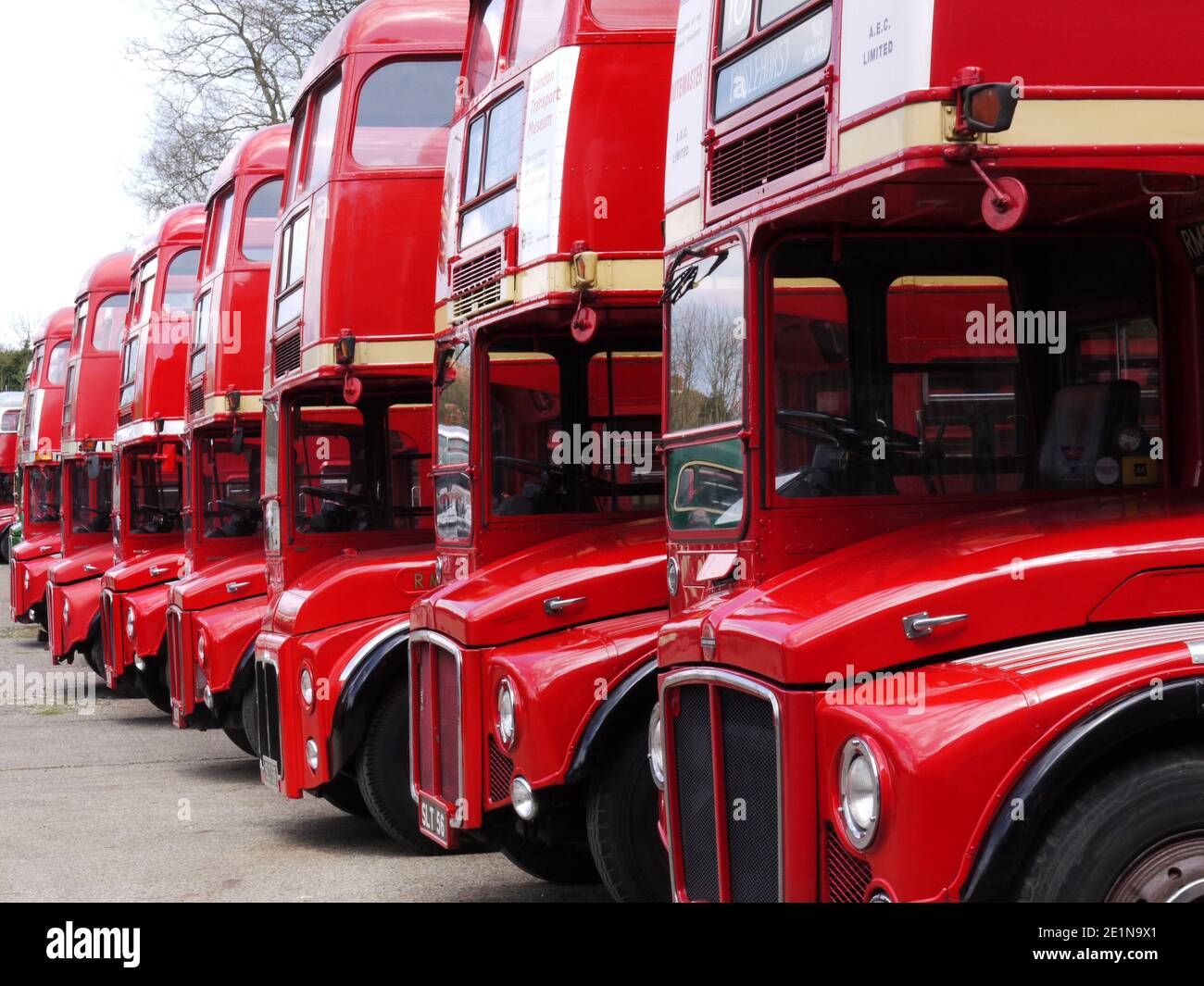 Bus Routemaster de Londres Banque D'Images