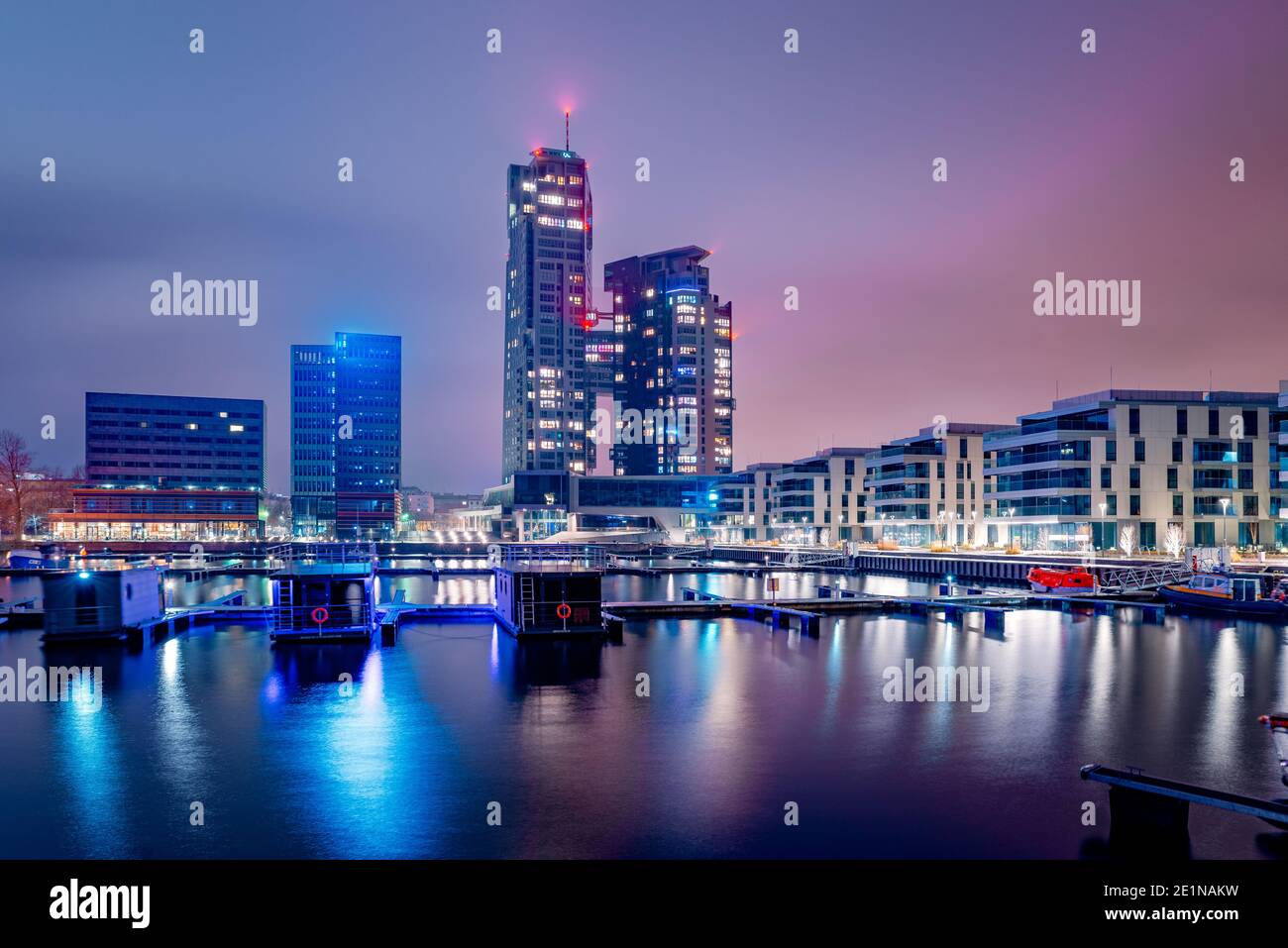 Panorama de la ville de Gdynia Banque D'Images