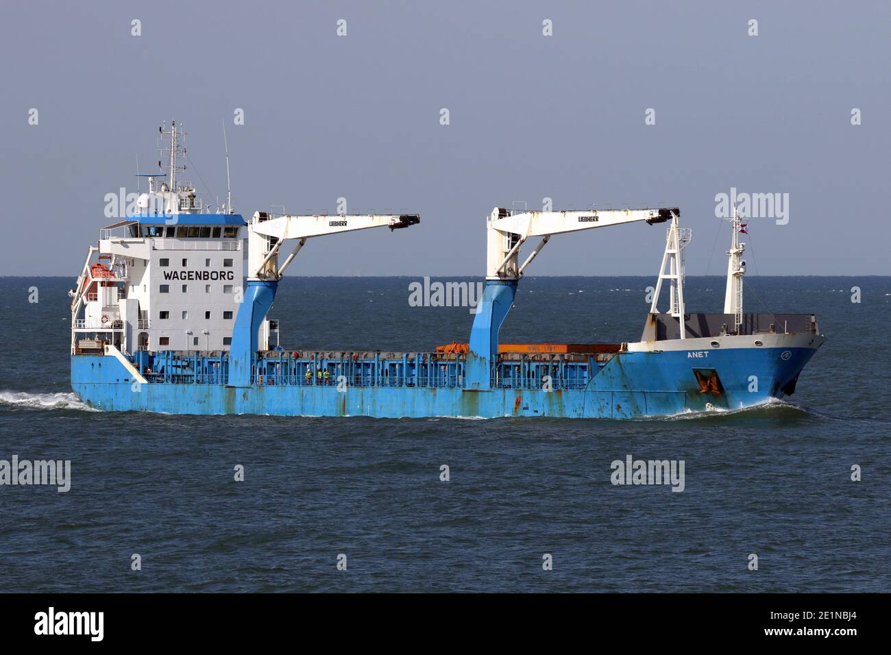 Le cargo Anet atteindra le port de Rotterdam le 18 septembre 2020. Banque D'Images
