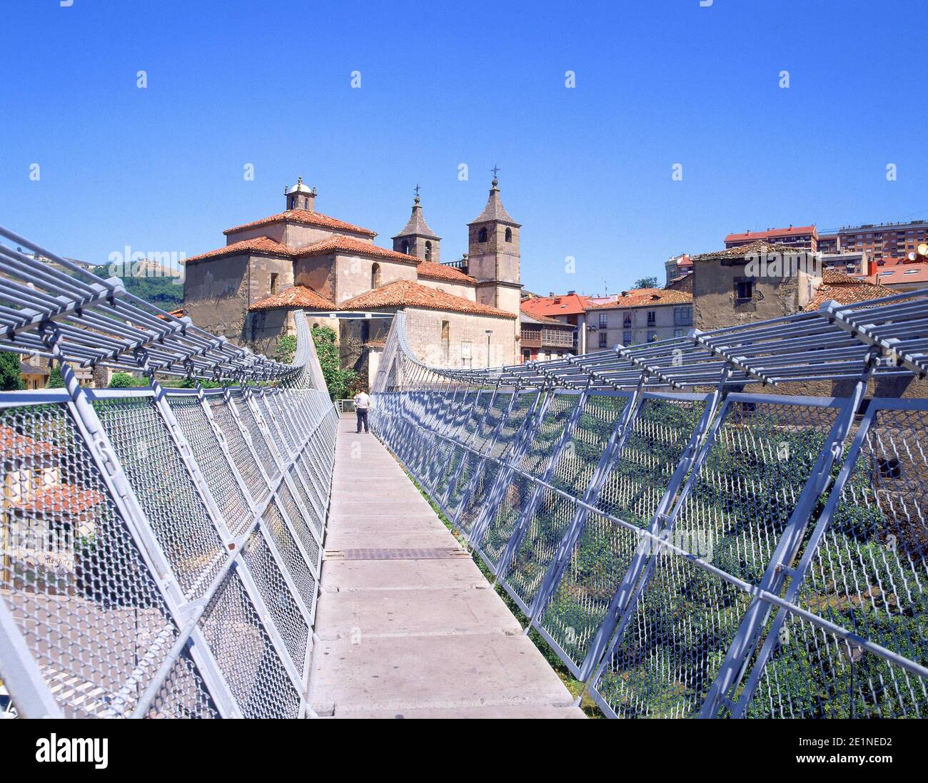 PUENTE DEL REGUERO - 1984. Emplacement : EXTÉRIEUR. CANGAS DEL NARCEA. ASTURIES. ESPAGNE. Banque D'Images