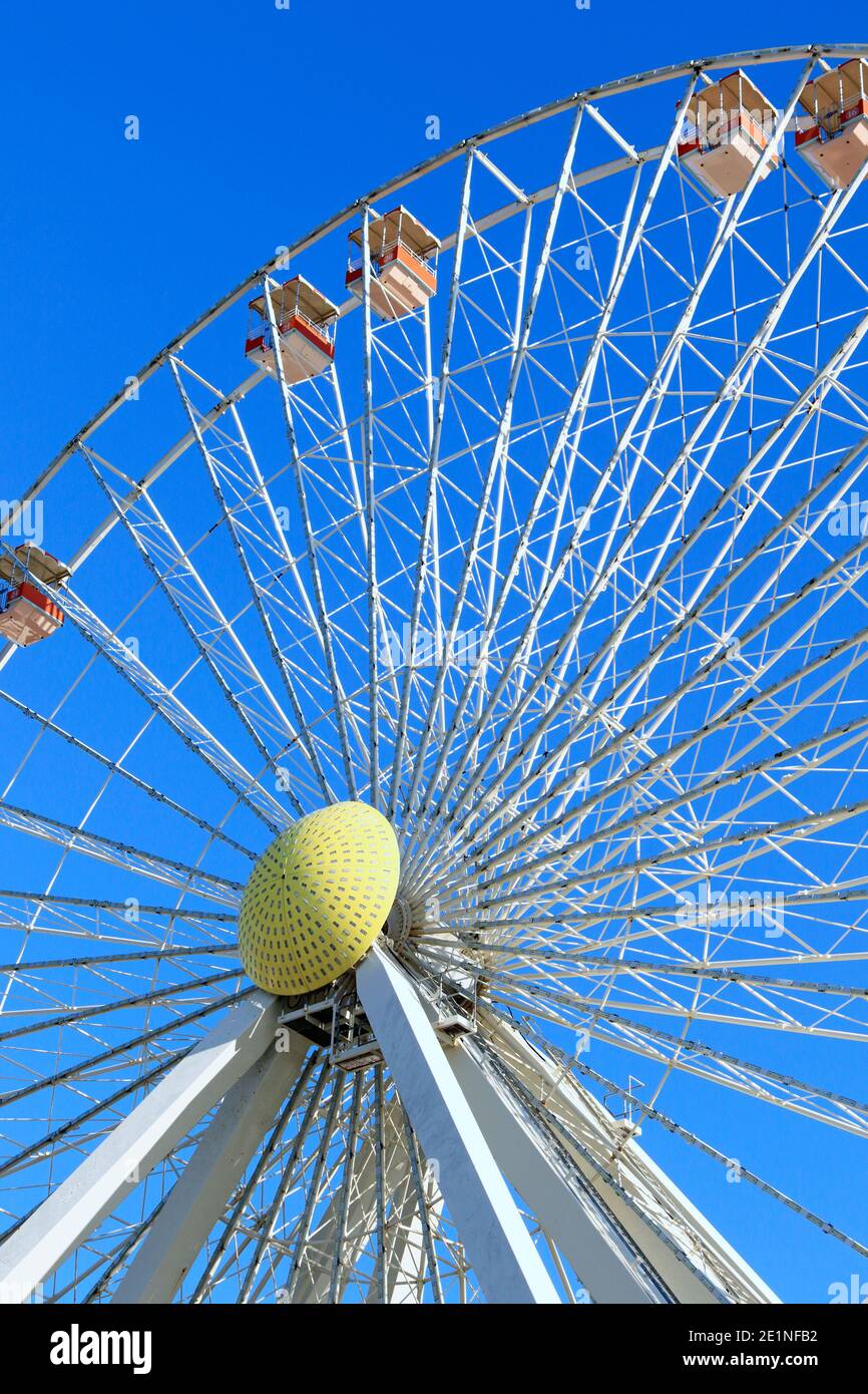 La grande roue. Morey's Piers. Wildwood New Jersey, États-Unis Banque D'Images