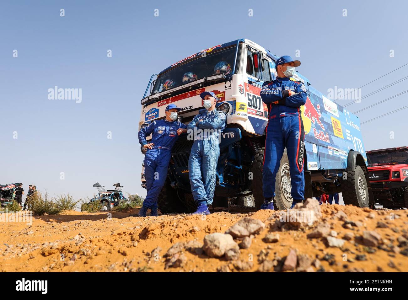 Akhmetzianov Ilgiz (rus), Kamaz, Kamaz - Maître, Camion, camion, Akhmadeev Ruslan (rus), Kamaz, Kamaz - Maître, Camion, camion, / LM Banque D'Images