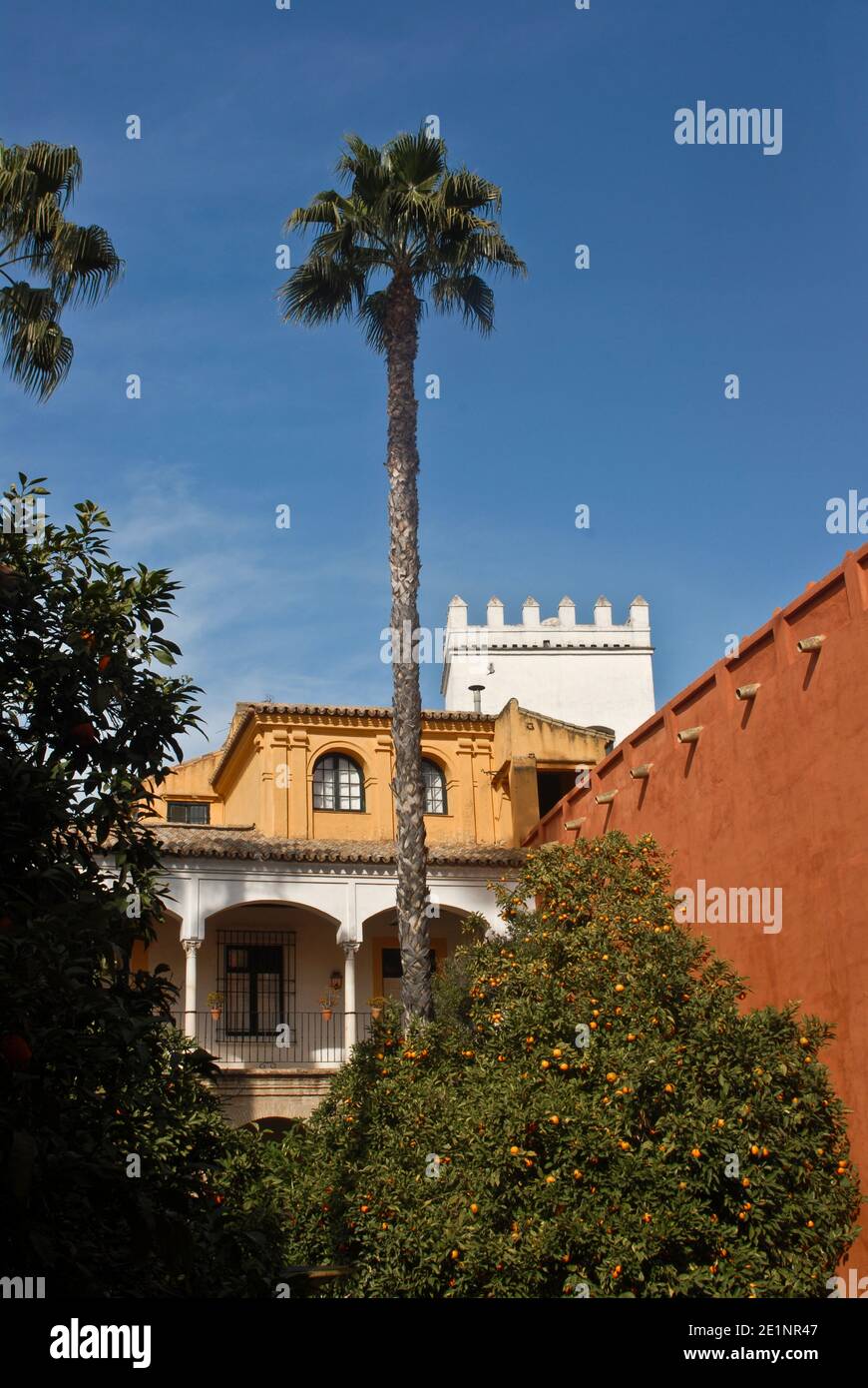 Alcazar de Séville (Real Alcazar de Séville), Espagne Banque D'Images