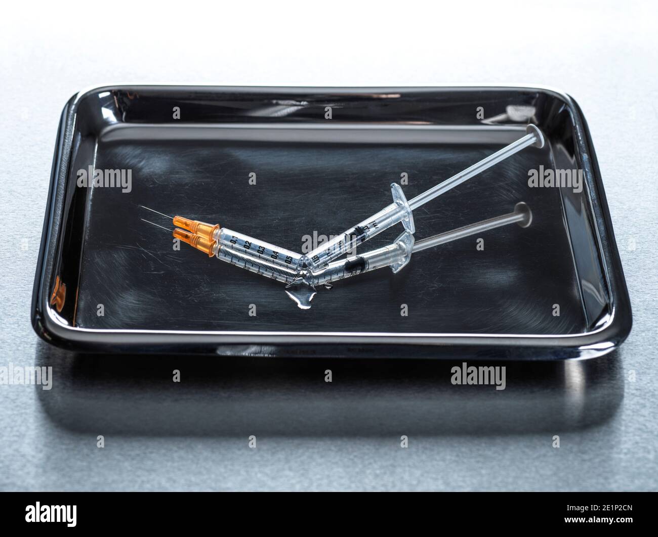 Mouvement anti-vaccin, image conceptuelle Banque D'Images