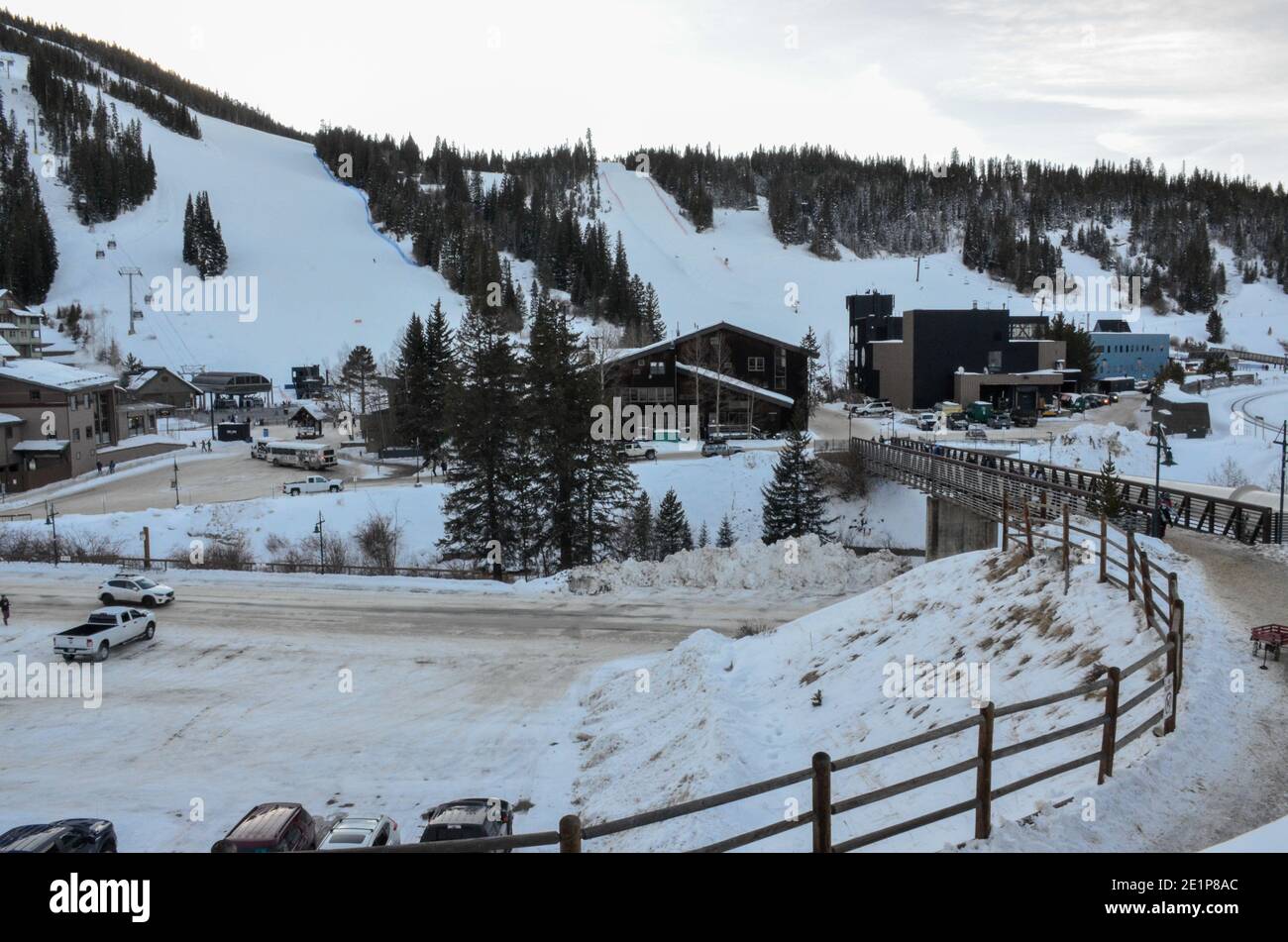 Station de ski Winter Park, Winter Park, Colorado, États-Unis. Décembre 2020. Banque D'Images