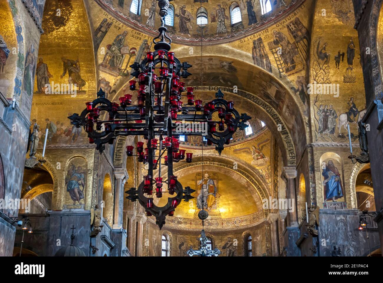 La basilique de la cathédrale patriarcale de Saint-Marc à Venise Banque D'Images