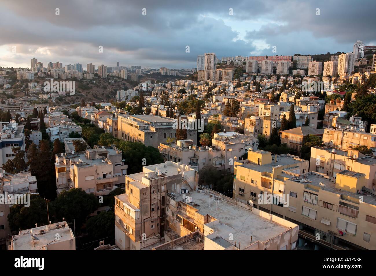 Vue sur le paysage de Jaffa, également appelé Japho ou Joppa, une ancienne ville portuaire en Israël Banque D'Images