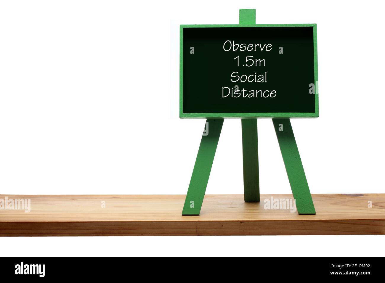 Corvid-19 message sur fond blanc Banque D'Images