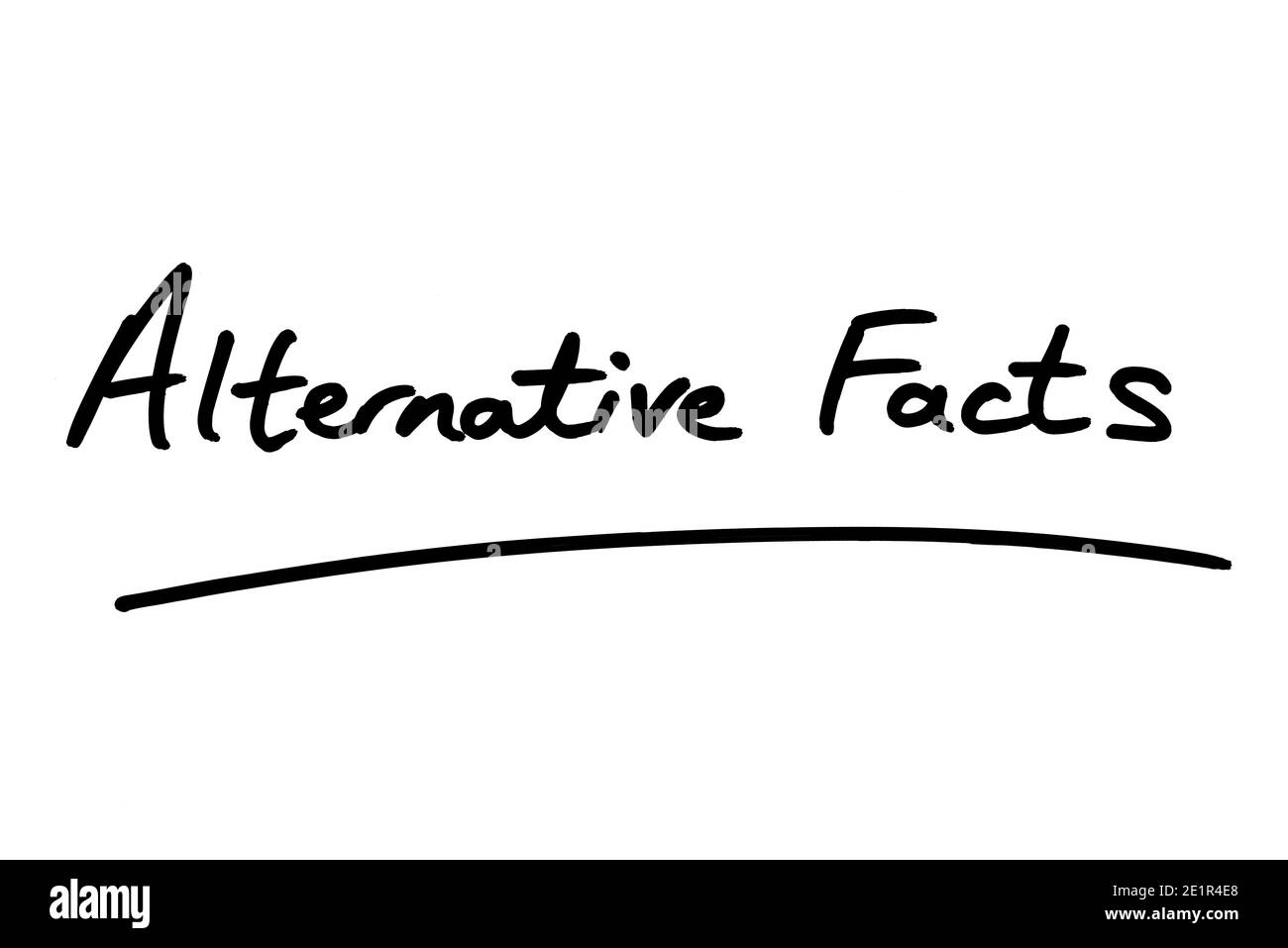 Autres faits manuscrits sur fond blanc. Banque D'Images