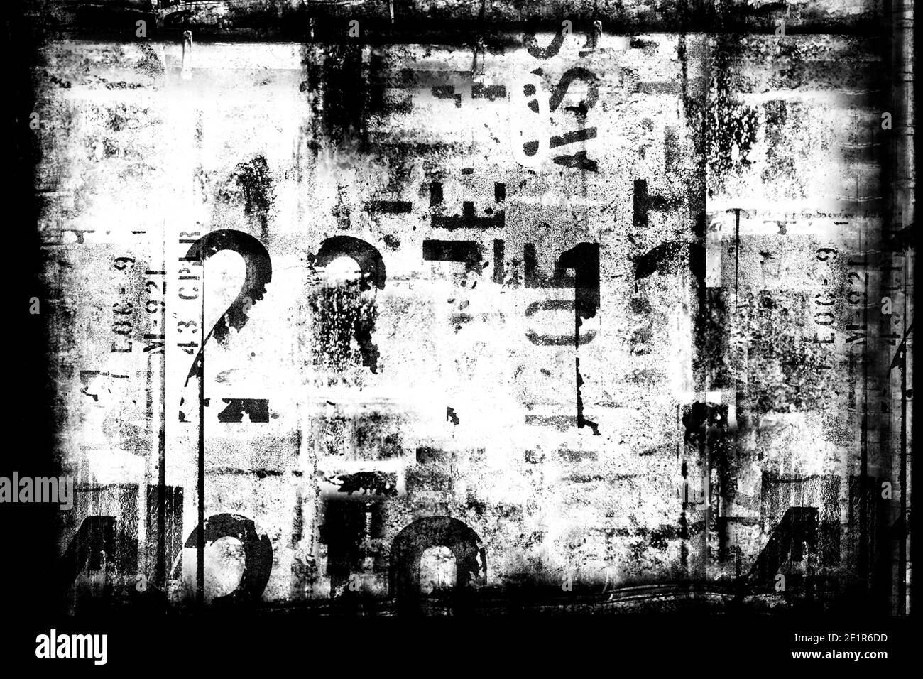 Abstrait grunge futuriste de la cyber-technologie fond. Dessin sur l'ancienne surface grasseuse Banque D'Images