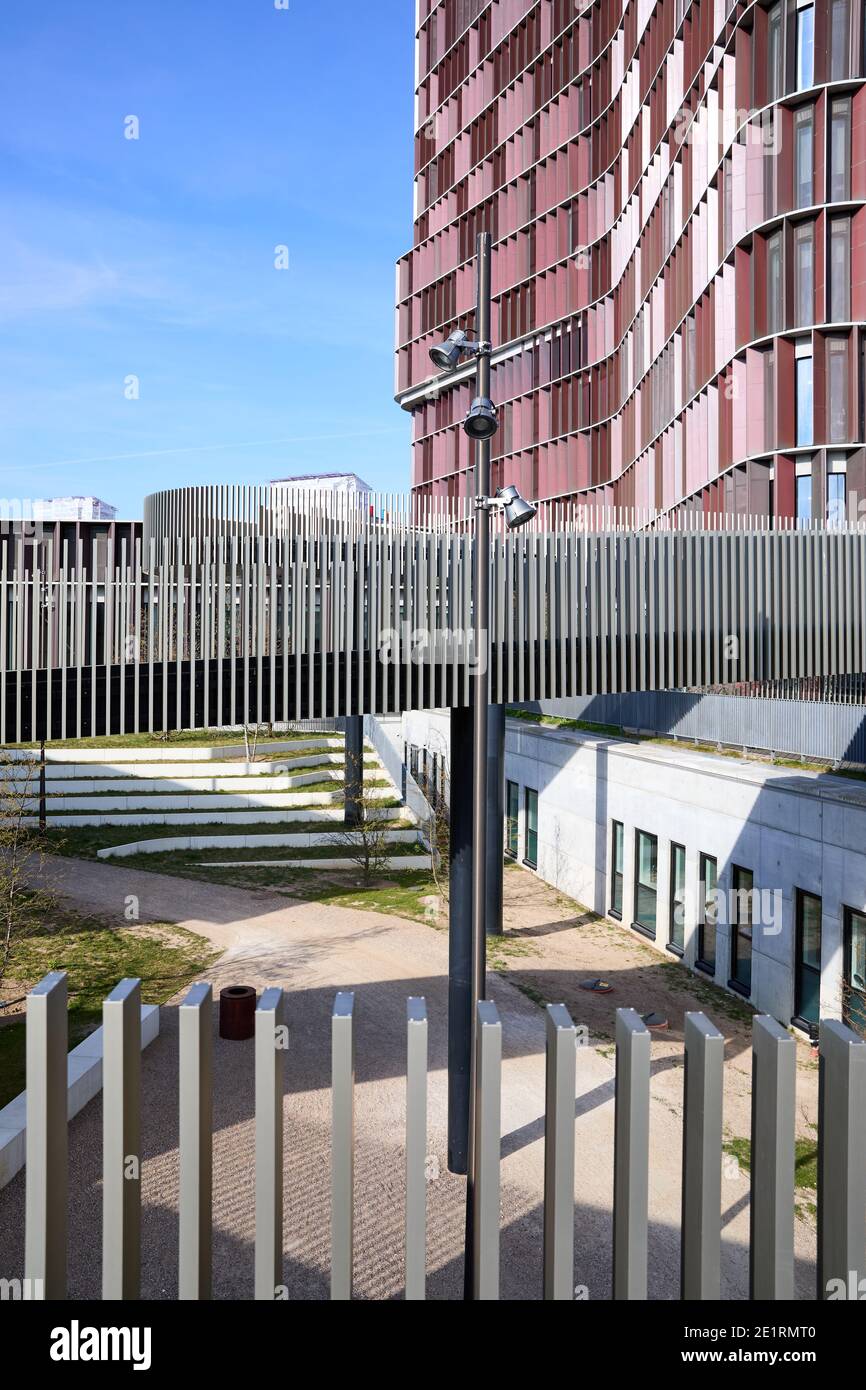 Maersk Tower (Maersk Tårnet), conçu par C.F. Møller Architects (2017) ; Blegdamsvej, Copenhague, Danemark Banque D'Images