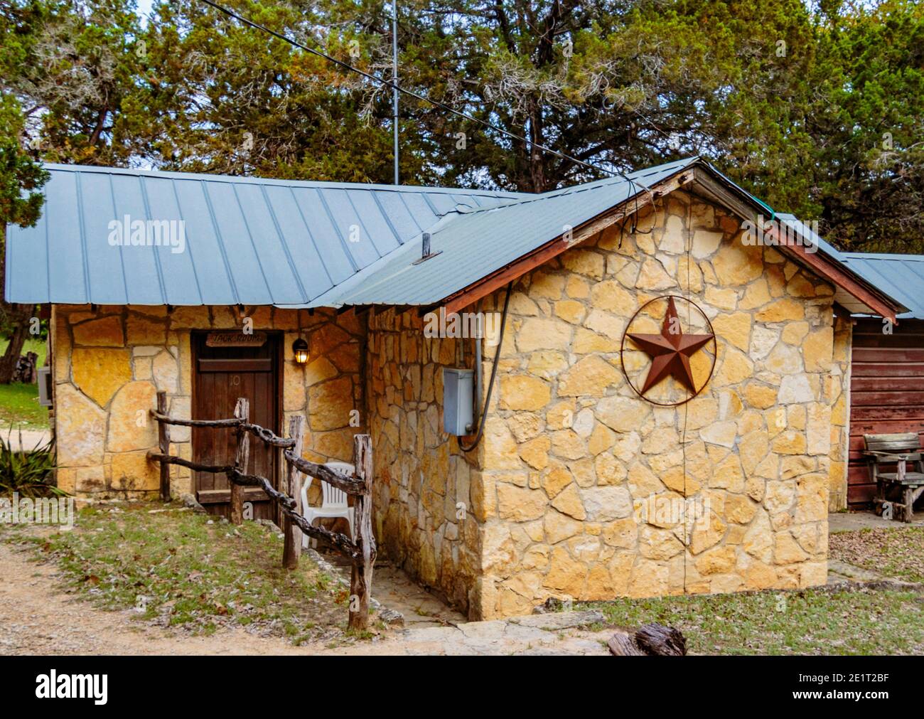 Mayan Dude Ranch - Bandera, Texas Banque D'Images