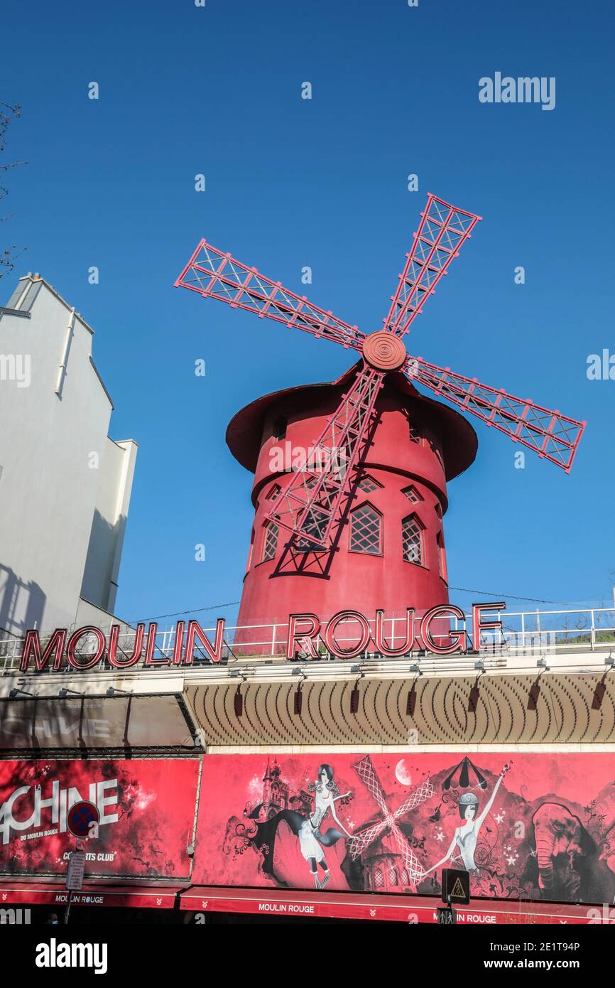 MOULIN ROUGE, PARIS Banque D'Images