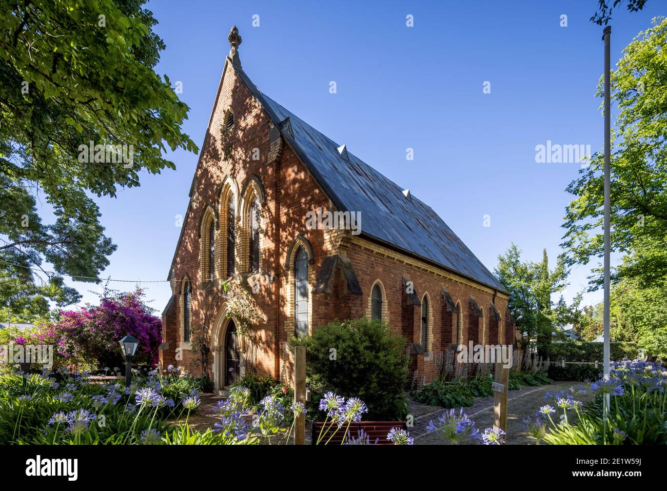 Église désuétude de Camp Street à Beechworth, région de Victoria, Australie Banque D'Images