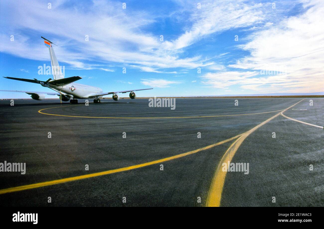 Boeing KC-135 Stratotanker avion de ravitaillement aérien, Banque D'Images