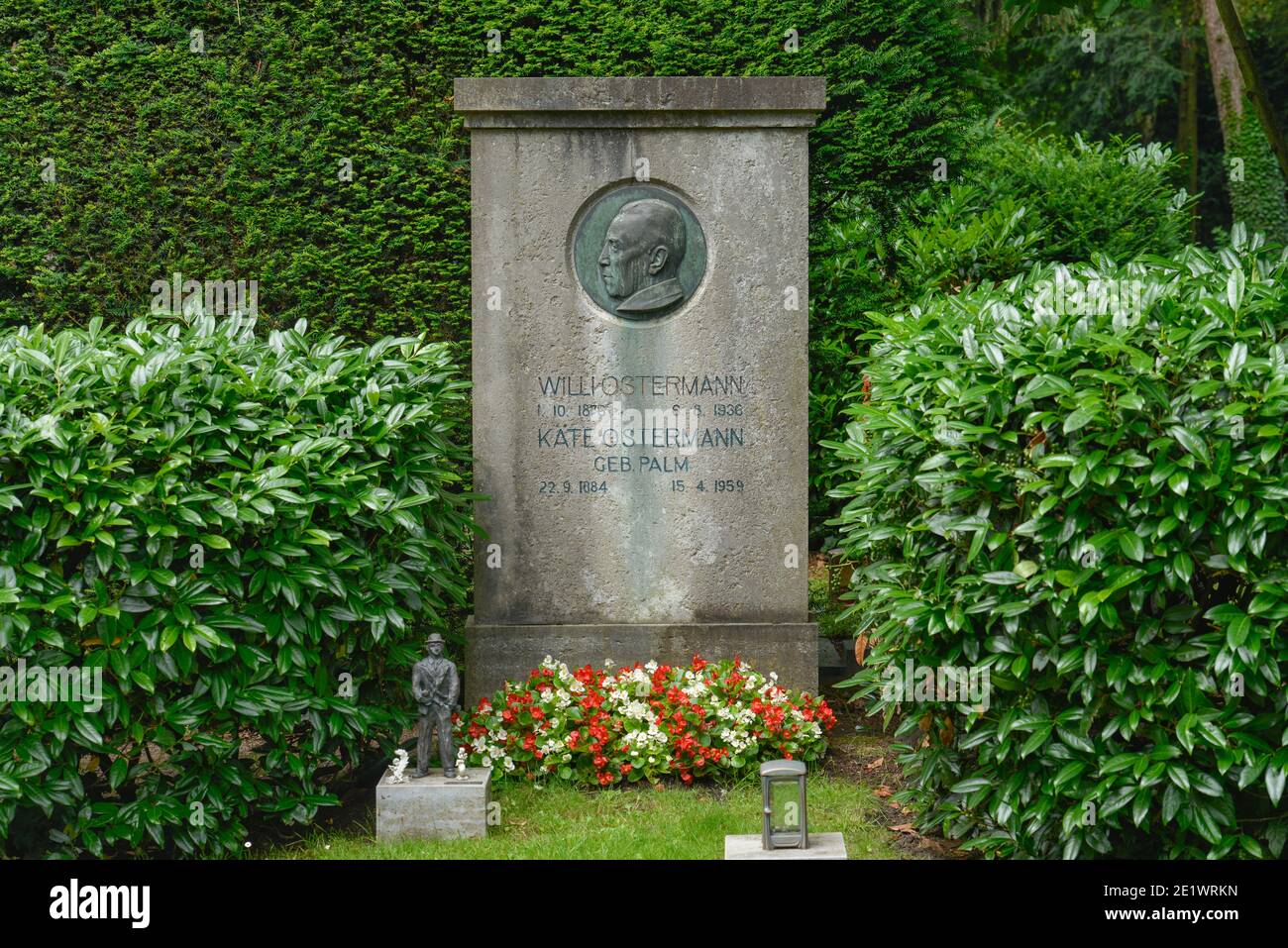 Ehrengrab, Willi Ostermann, Melaten-Friedhof, Aachener Strasse, Lindenthal, Koeln, Nordrhein-Westfalen, Deutschland Banque D'Images