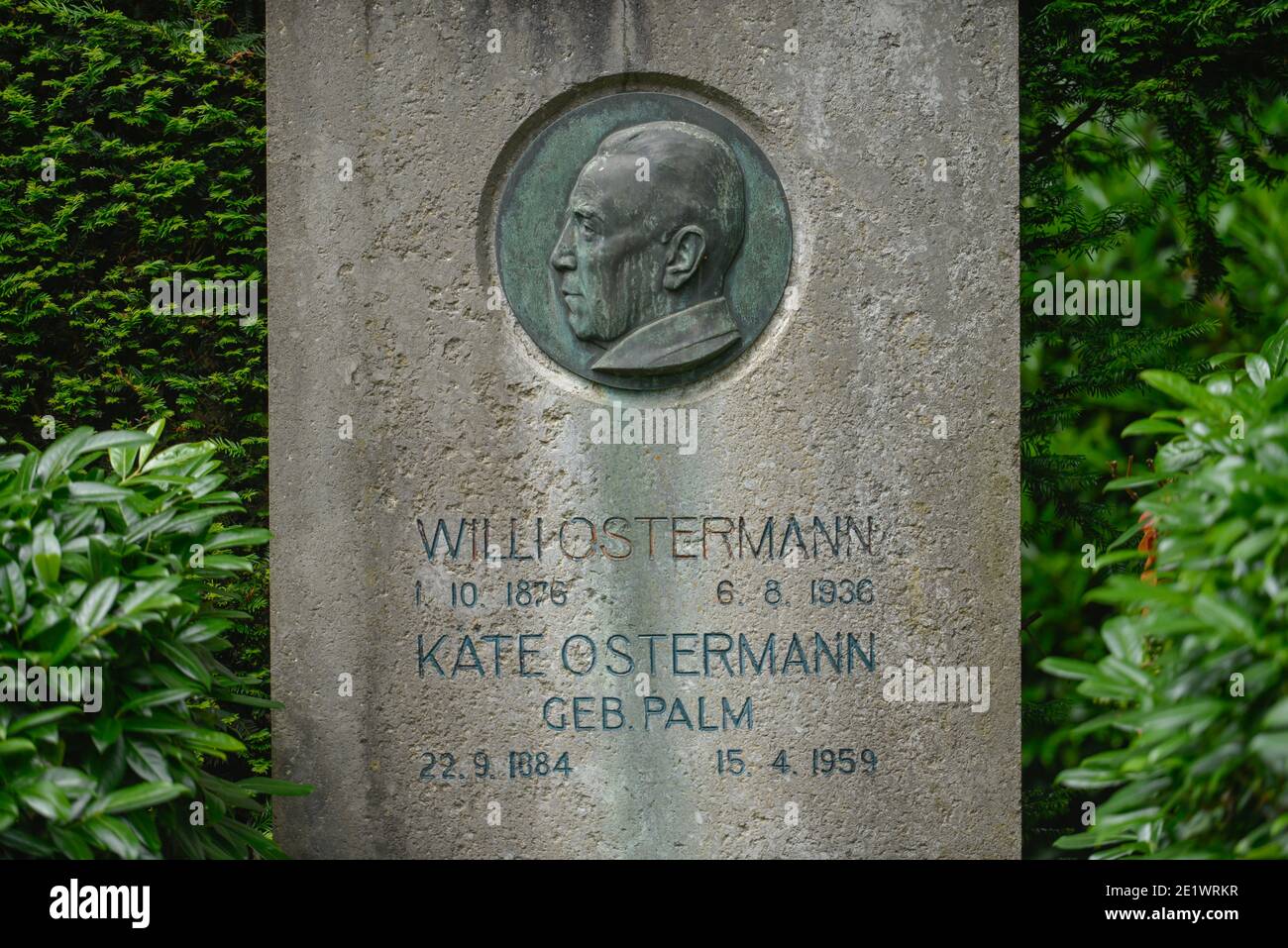 Ehrengrab, Willi Ostermann, Melaten-Friedhof, Aachener Strasse, Lindenthal, Koeln, Nordrhein-Westfalen, Deutschland Banque D'Images