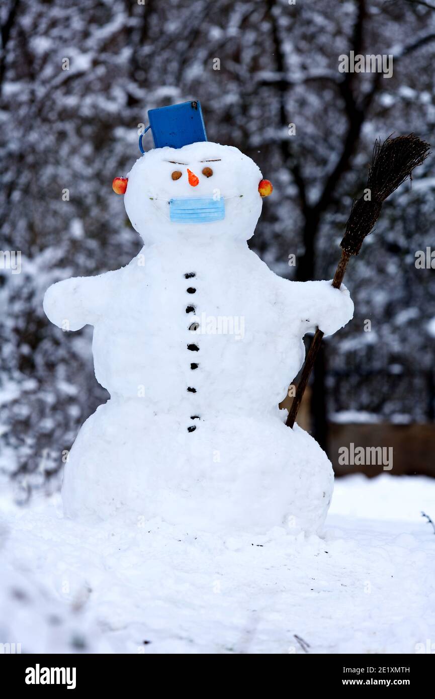 bonhomme de neige Banque D'Images