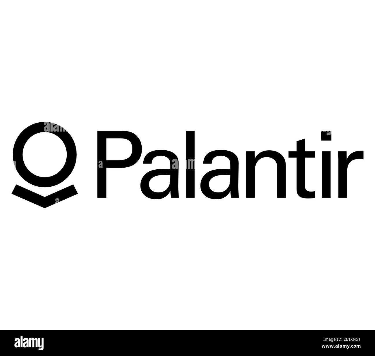 Logo Palantir Banque D'Images