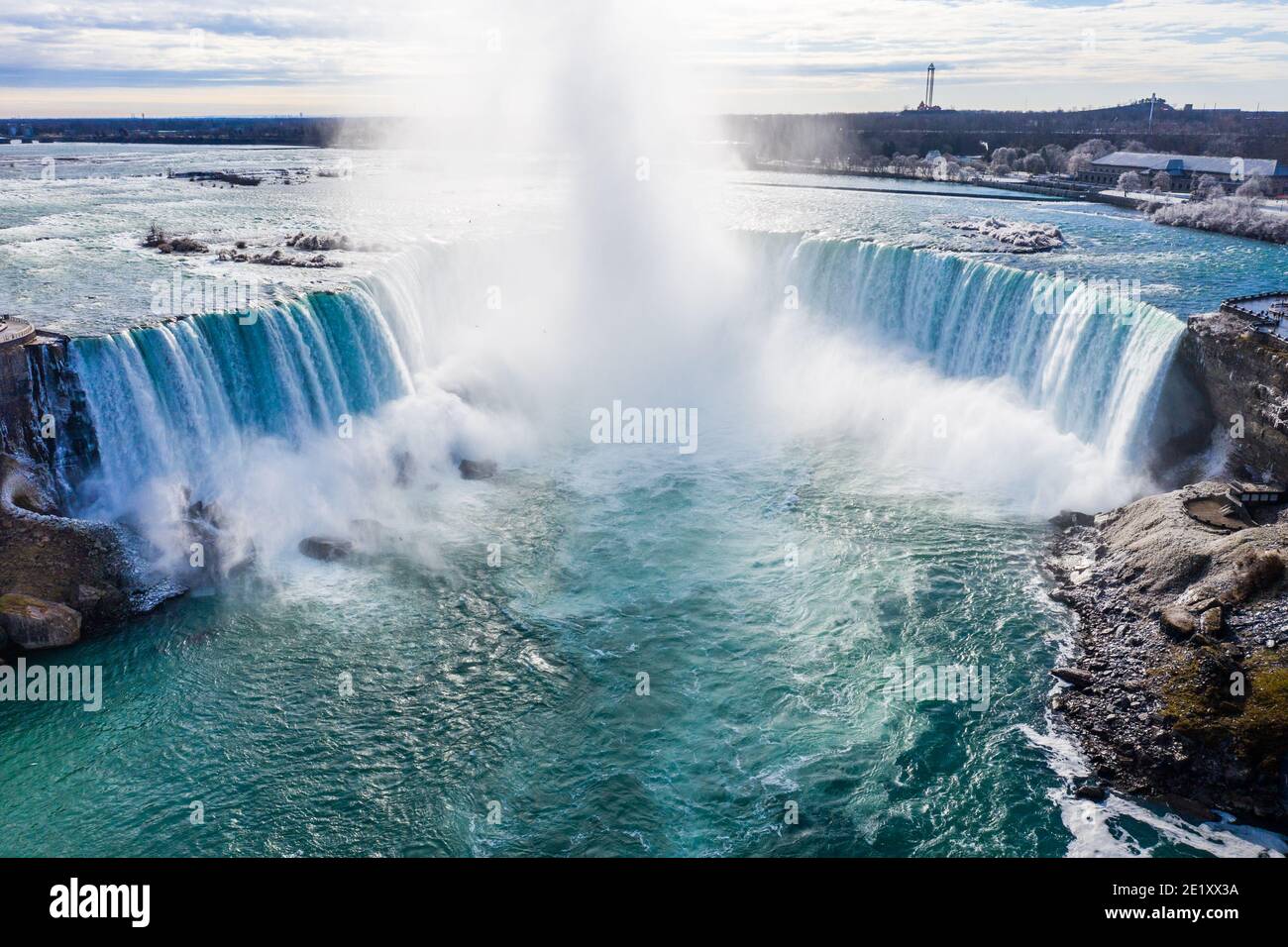 Horseshoe Falls, Niagara Falls, Ontario, Canada Banque D'Images