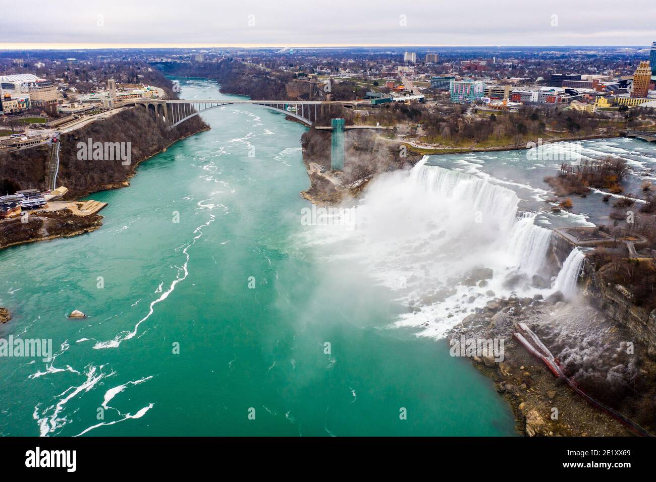 American Falls, Niagara Falls, NY, États-Unis Banque D'Images