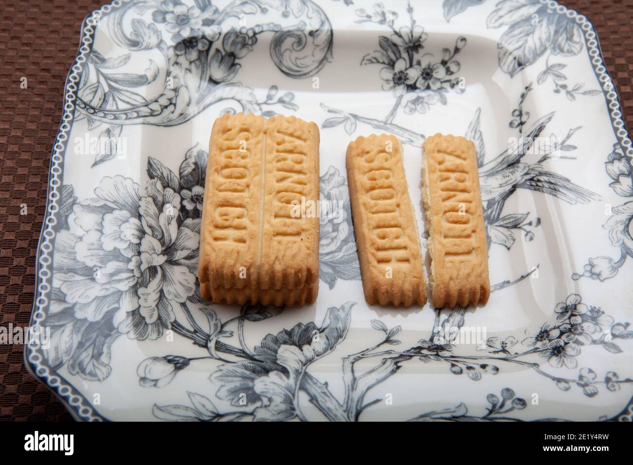 Biscuits Scotch Finger d'Arnott Banque D'Images