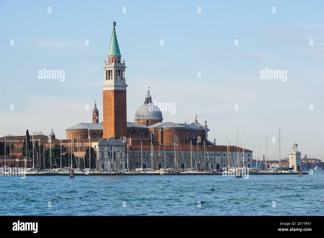 Le monastère de San Giorgio à Venise, Italie Banque D'Images