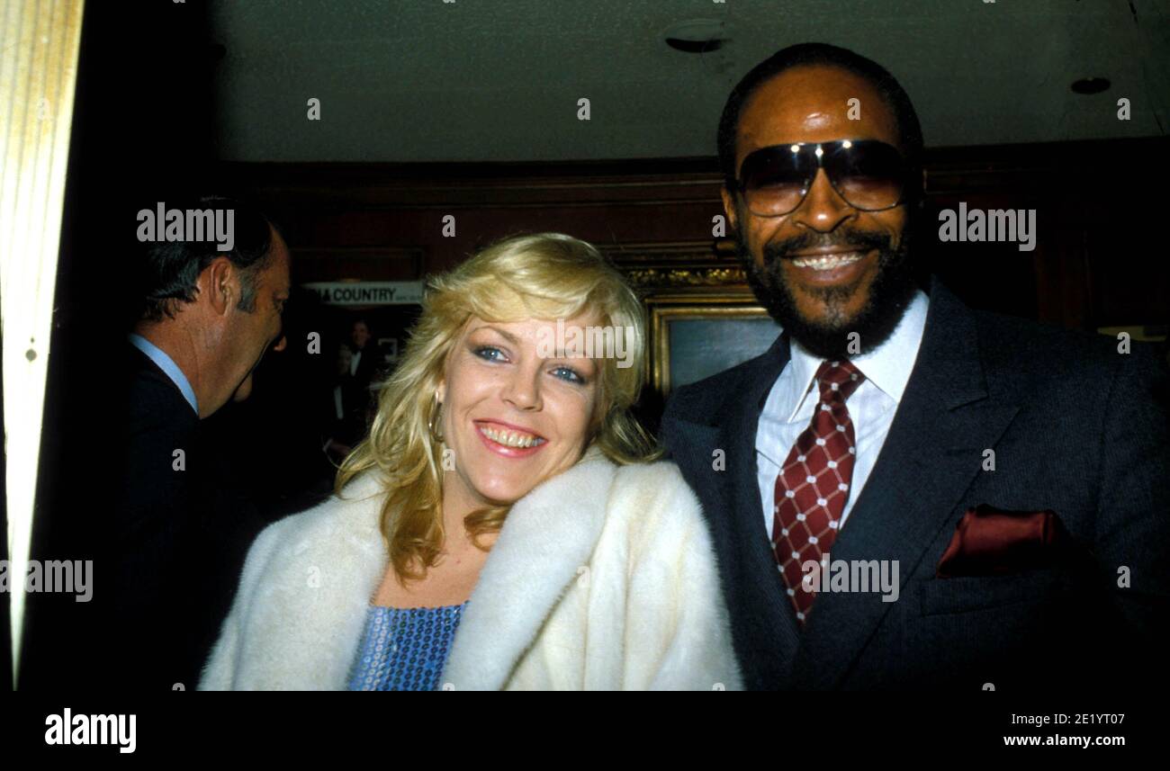 MARVIN GAYE et LINDA LEMON crédit: Ralph Dominguez/MediaPunch Banque D'Images